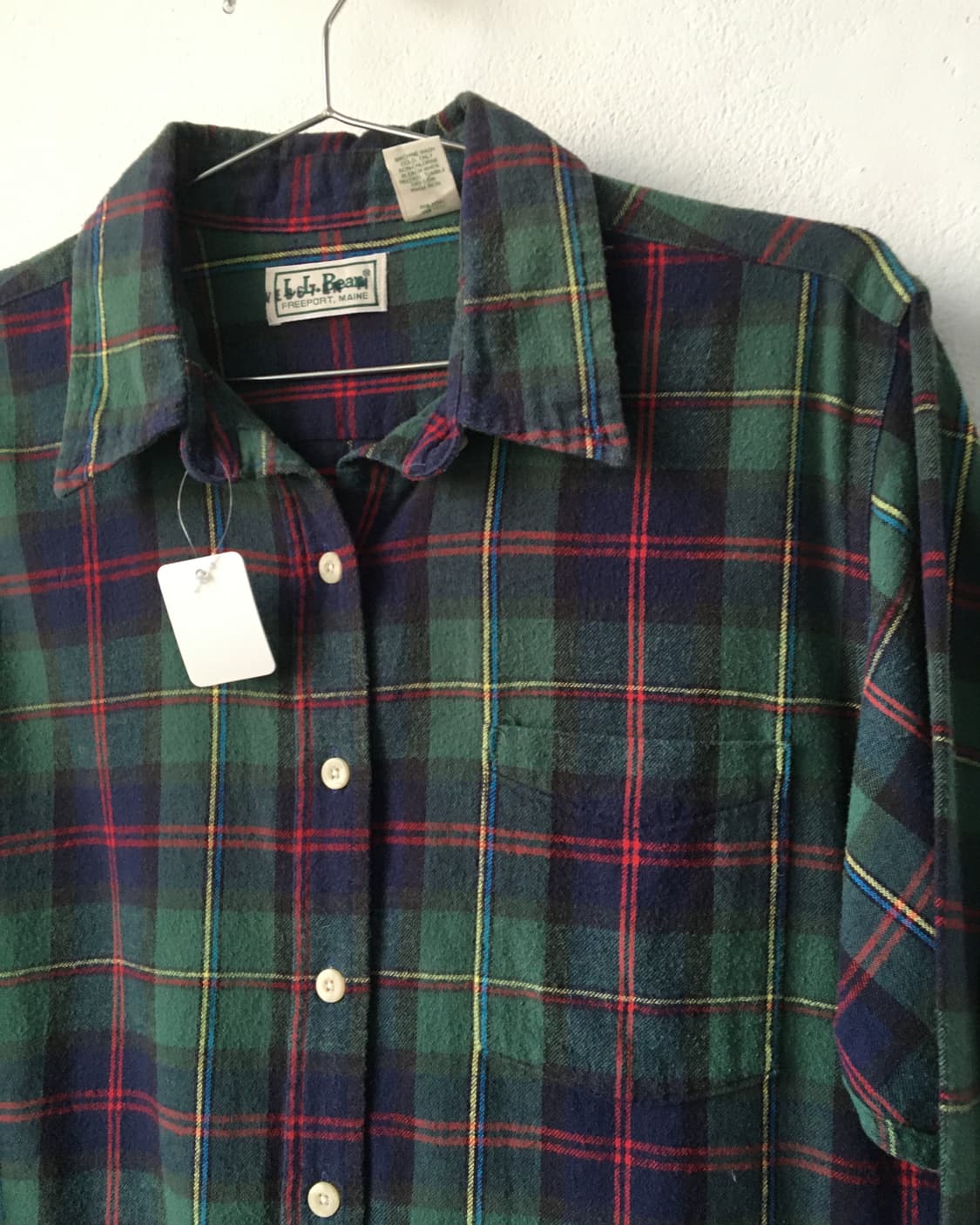 Llbean check pattern shirt 상품이미지4
