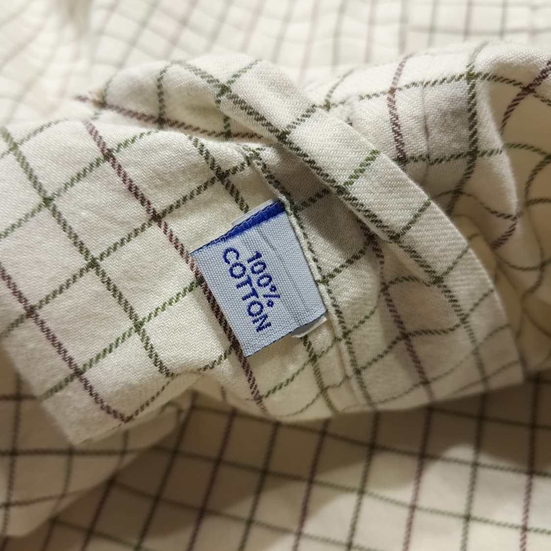 CK012 L 바버 00s 클래식 스몰체크 셔츠 남방 상품이미지5