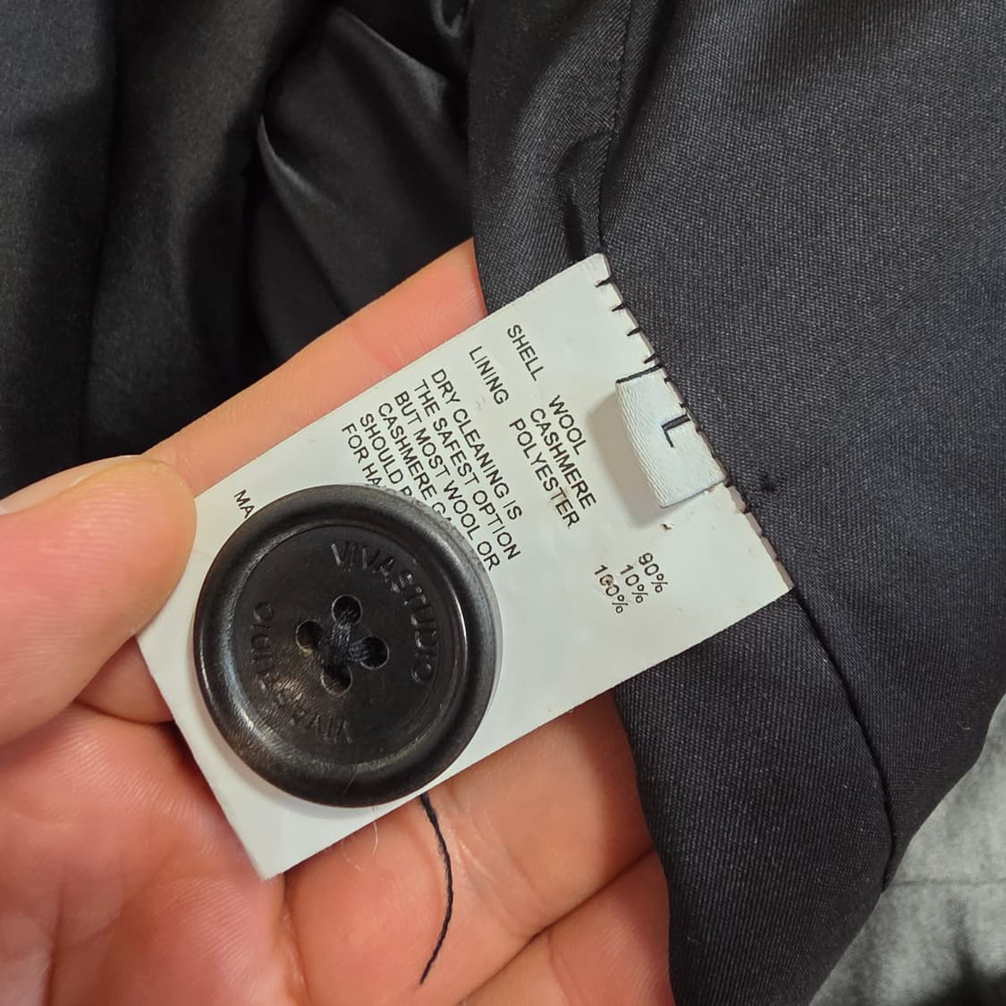 (L)비바스튜디오 캐시미어 울 코트 상품이미지4