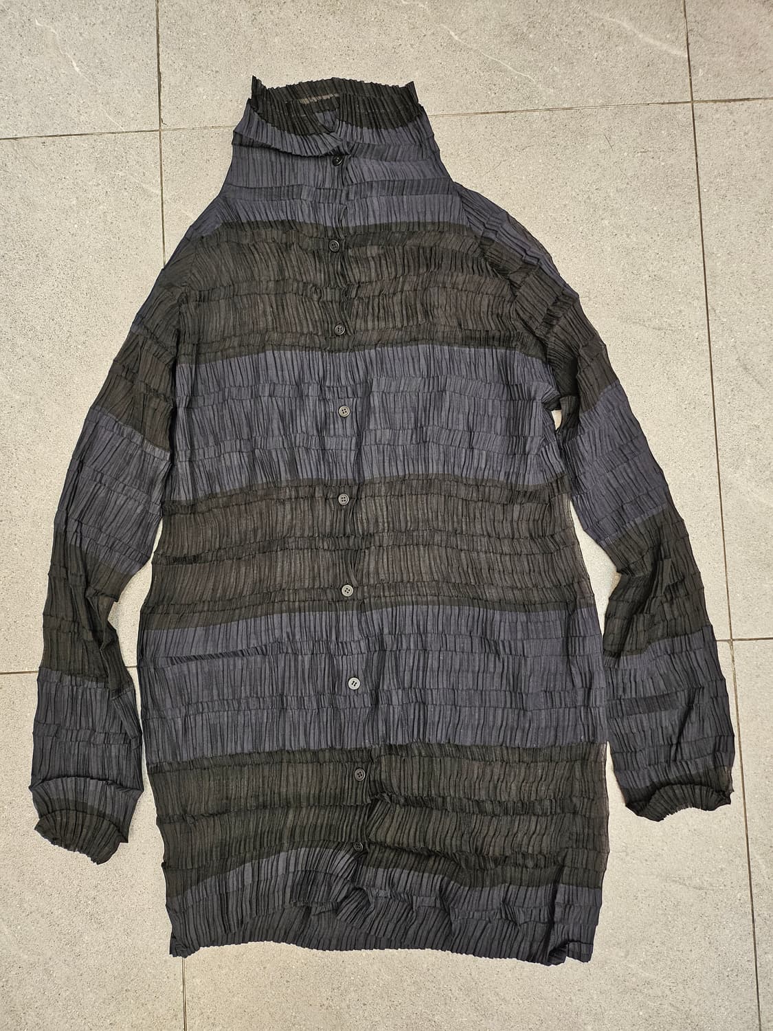 이세이미야케 ISSEY MIYAKE 여성 시스루 자켓 2 상품이미지5