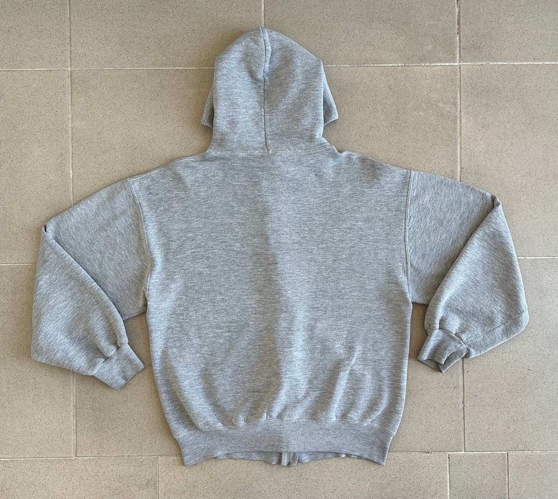 90s 빈티지 러셀 후드집업 그레이 M 상품이미지2