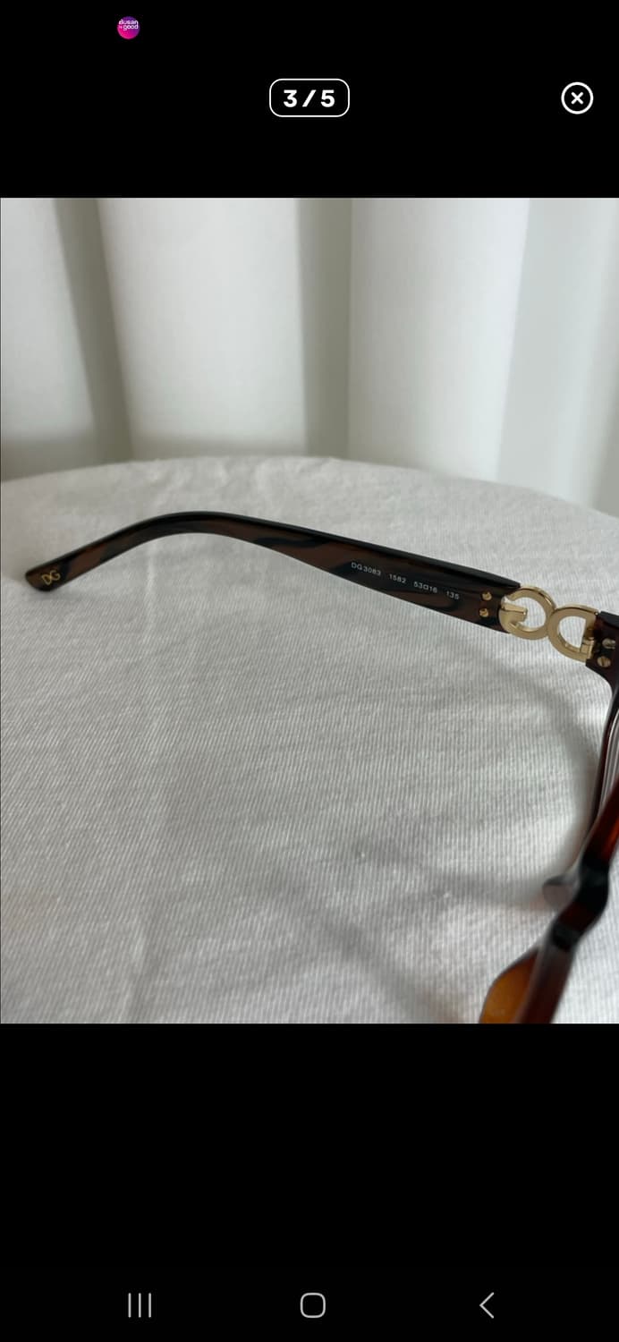 돌체앤가바나 스퀘어 안경 상품이미지3