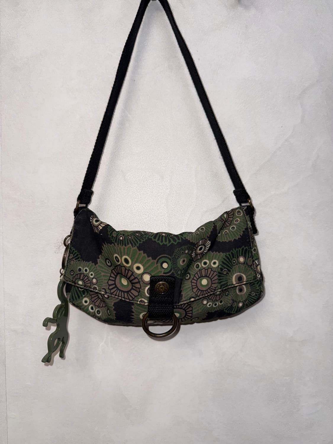 Kipling deep khaki geometric flower 숄더백 상품이미지2