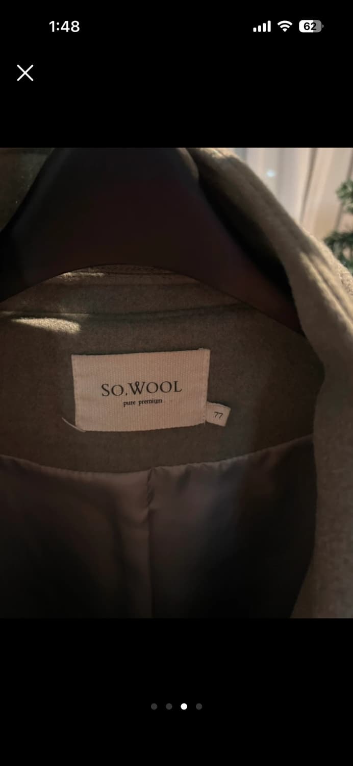 so.wool 쏘울 코트 모100% 상품이미지3