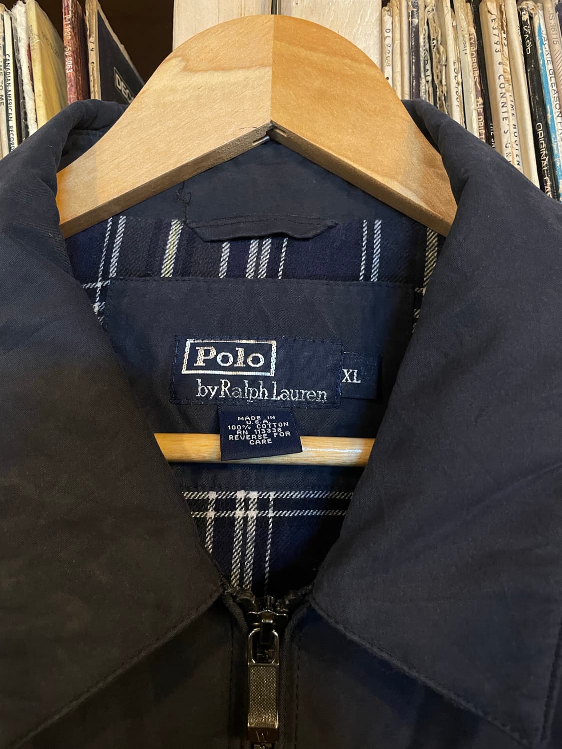 폴로 랄프로렌 네이비 해링턴 자켓 상품이미지3