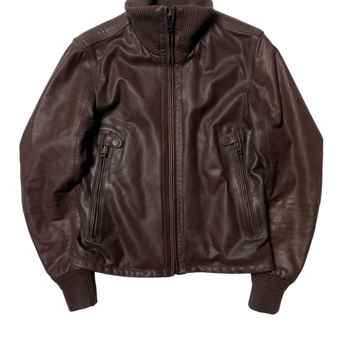 Gian carlo rossi 엘보 니트 카프레더 봄버 (italy) 상품이미지3