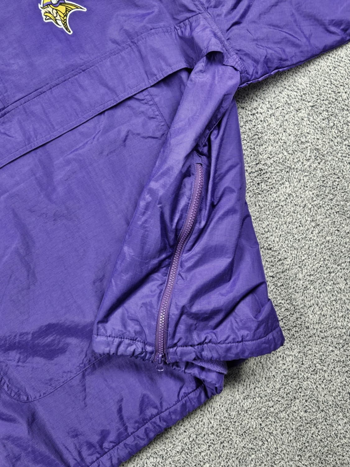 NFL 미네소타바이킹스 로고에슬레틱 하프집업 자켓 (2XL)/ 10171 상품이미지9