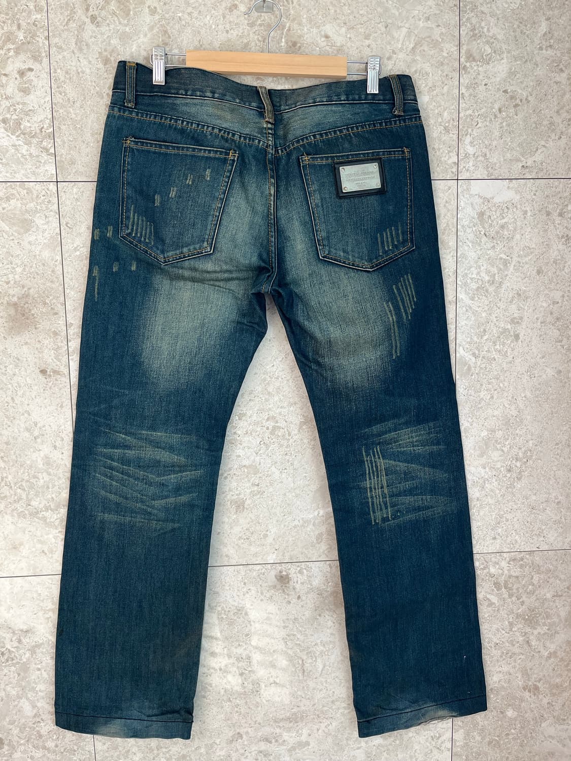 돌체앤가바나 데미지 워싱진 52사이즈(35~36인치) 정품 상품이미지4