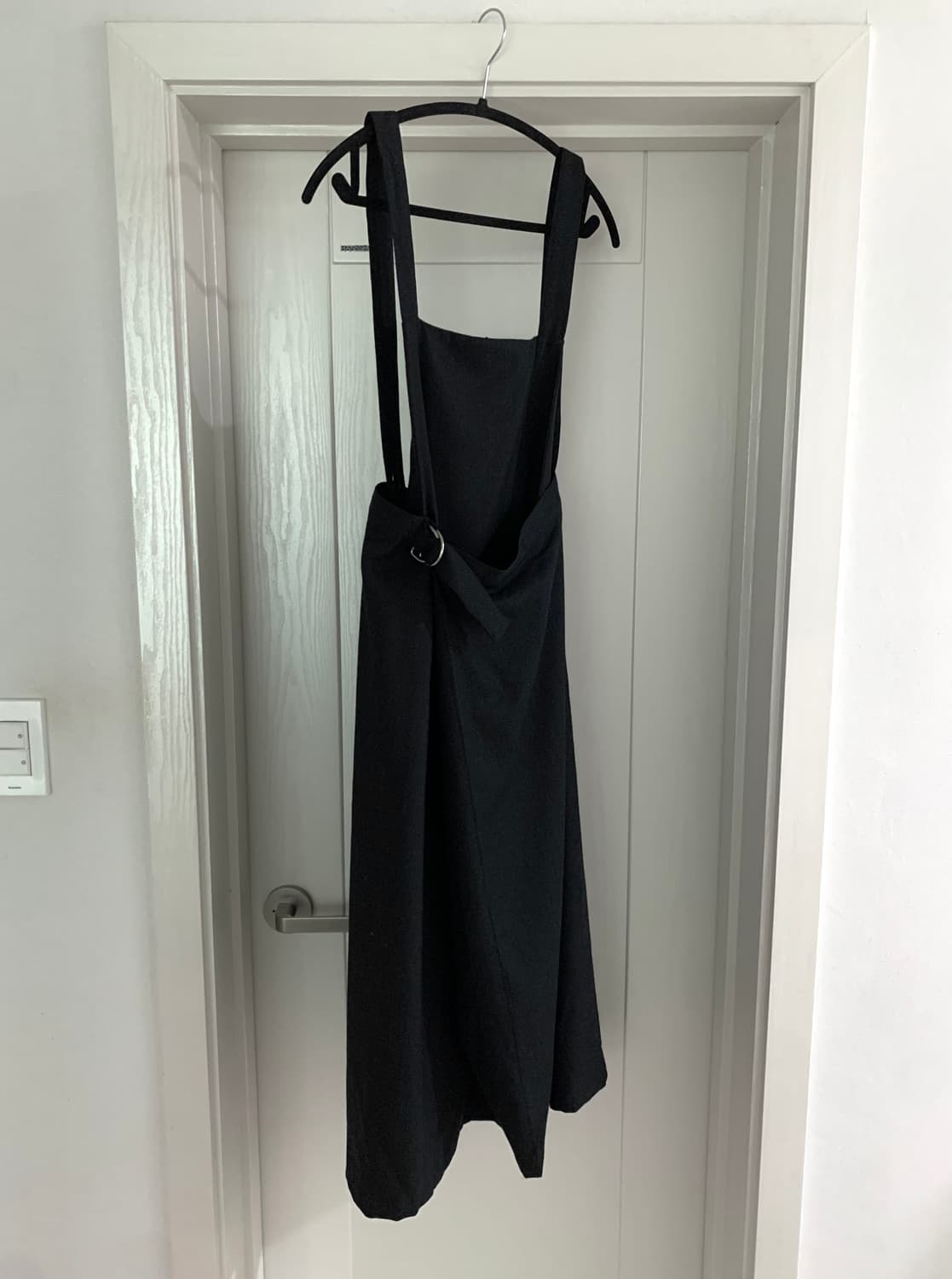 요지 야마모토 워크샵 서스펜더 랩 스커트 원피스 에이프런 타입 상품이미지2