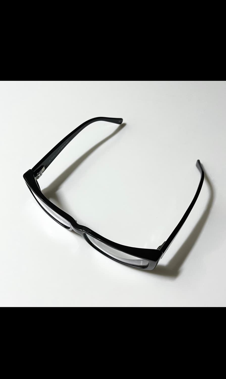 빈티지 POLICE 블랙 뿔테 안경 상품이미지3