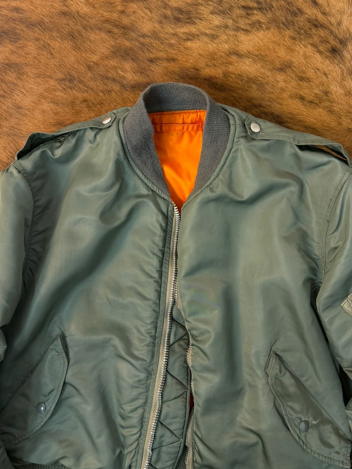 70s 알파인더스트리 8279E 봄버 자켓  상품이미지2