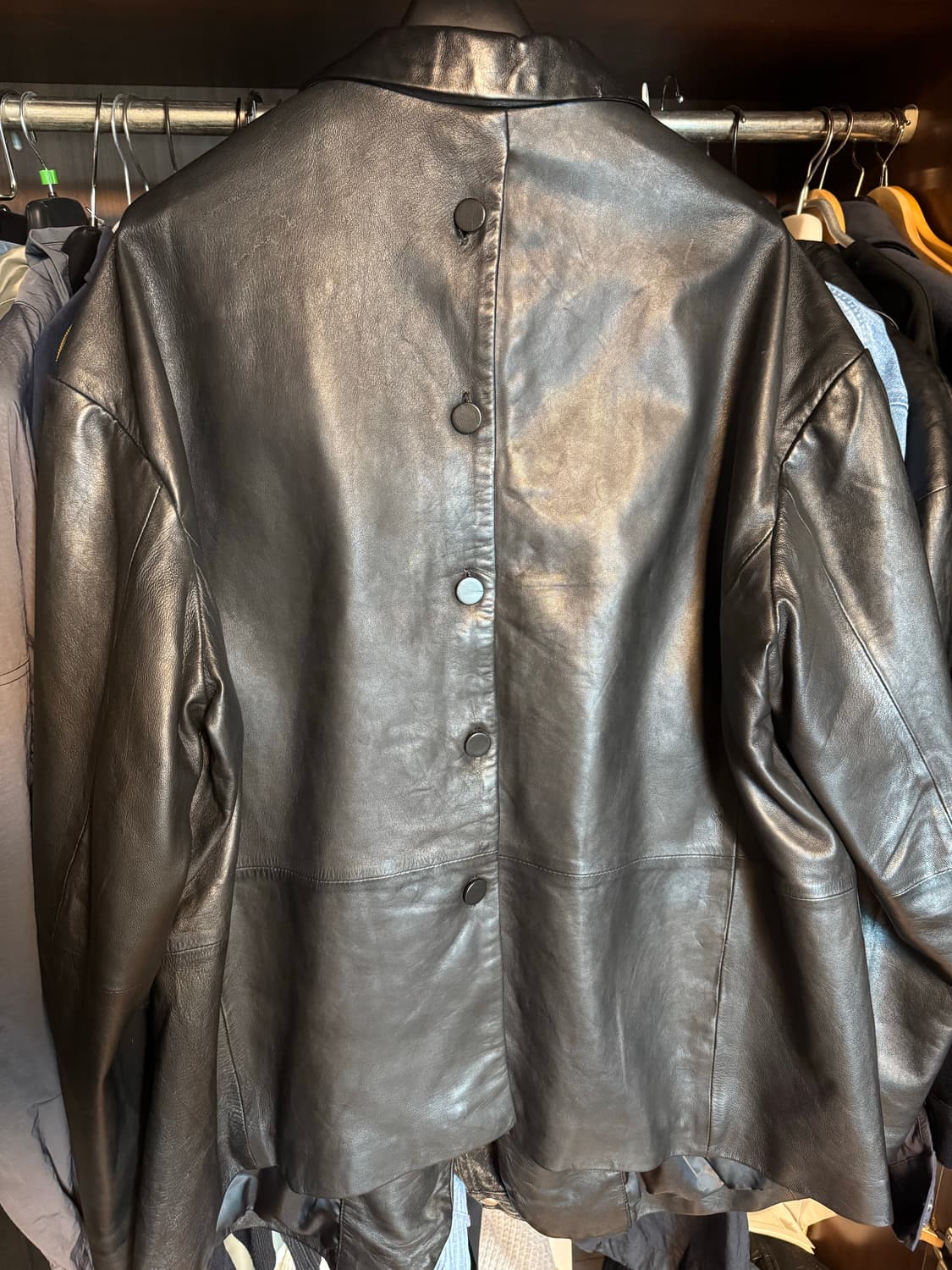 이수혁 rokh h&m 콜라보 가죽자켓 상품이미지4