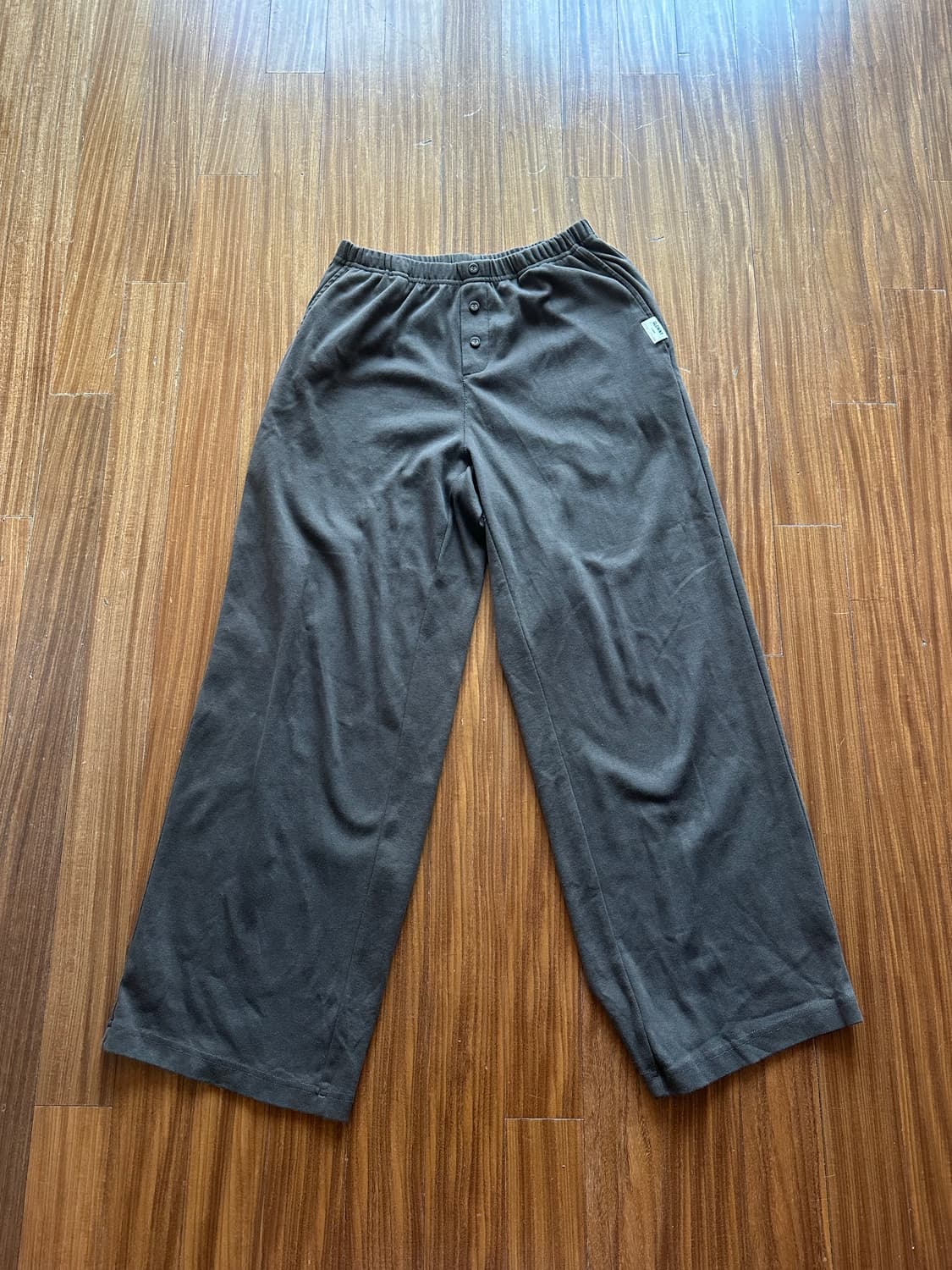 글로니 G 버튼 플라이 팬츠 S (초코) 상품이미지2