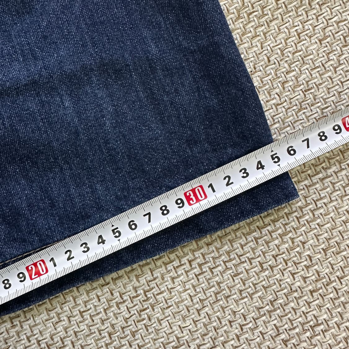 L 헤지스 5부 데님 반바지 0420D 상품이미지6