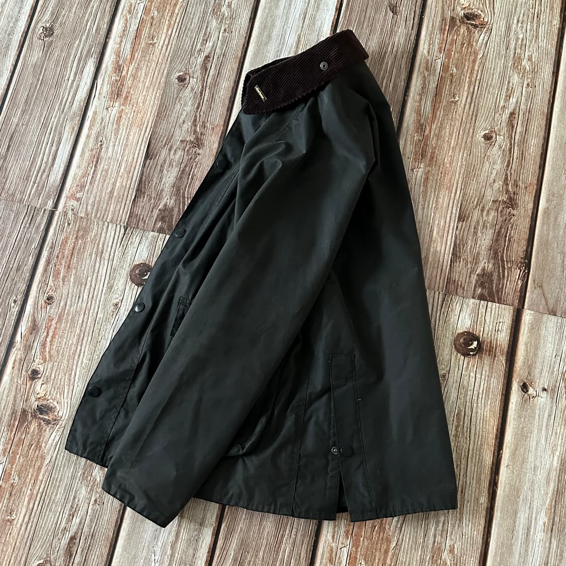 BARBOUR 바버 비데일 칠드런 왁스 자켓 세이지그린 XL 사이즈 상품이미지3