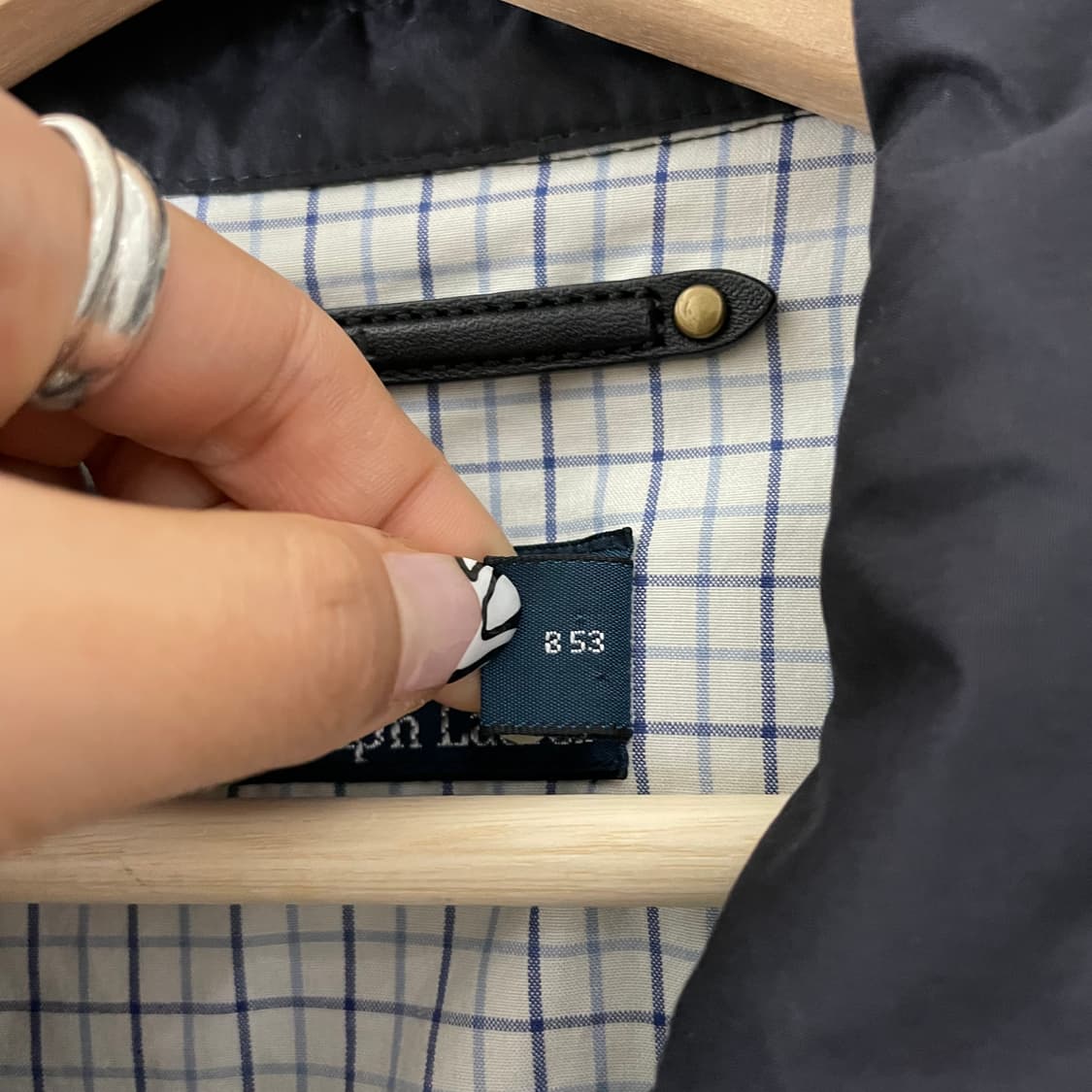 폴로 블랙 체크안감 폴리쉘 자켓 상품이미지5