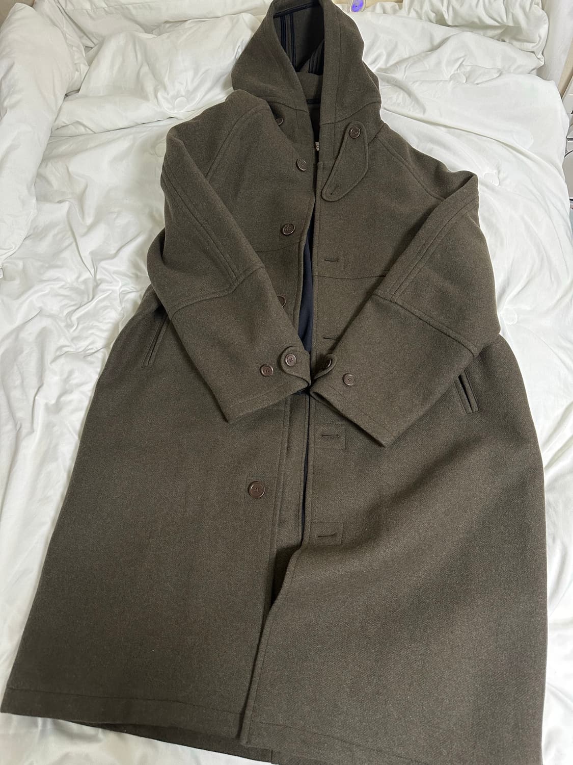 아워레가시 후드 더플 코트 48사이즈 판매 상품이미지2