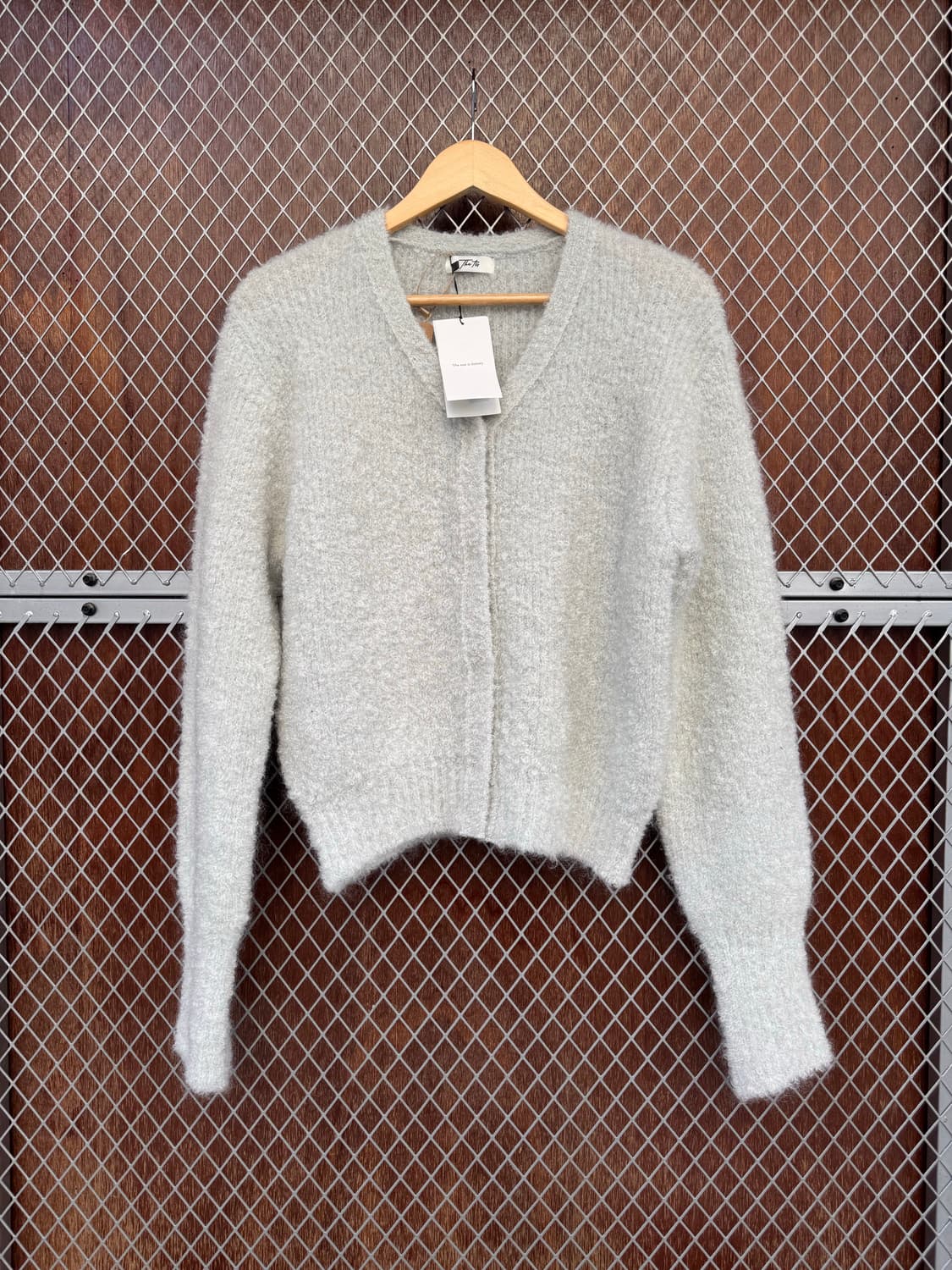 thetis 더티스 브이넥 모헤어 부클 니트 가디건 새상품 F 상품이미지7