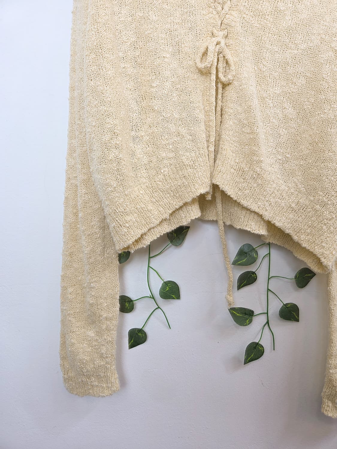 버터빛 아일렛 니트 상품이미지3