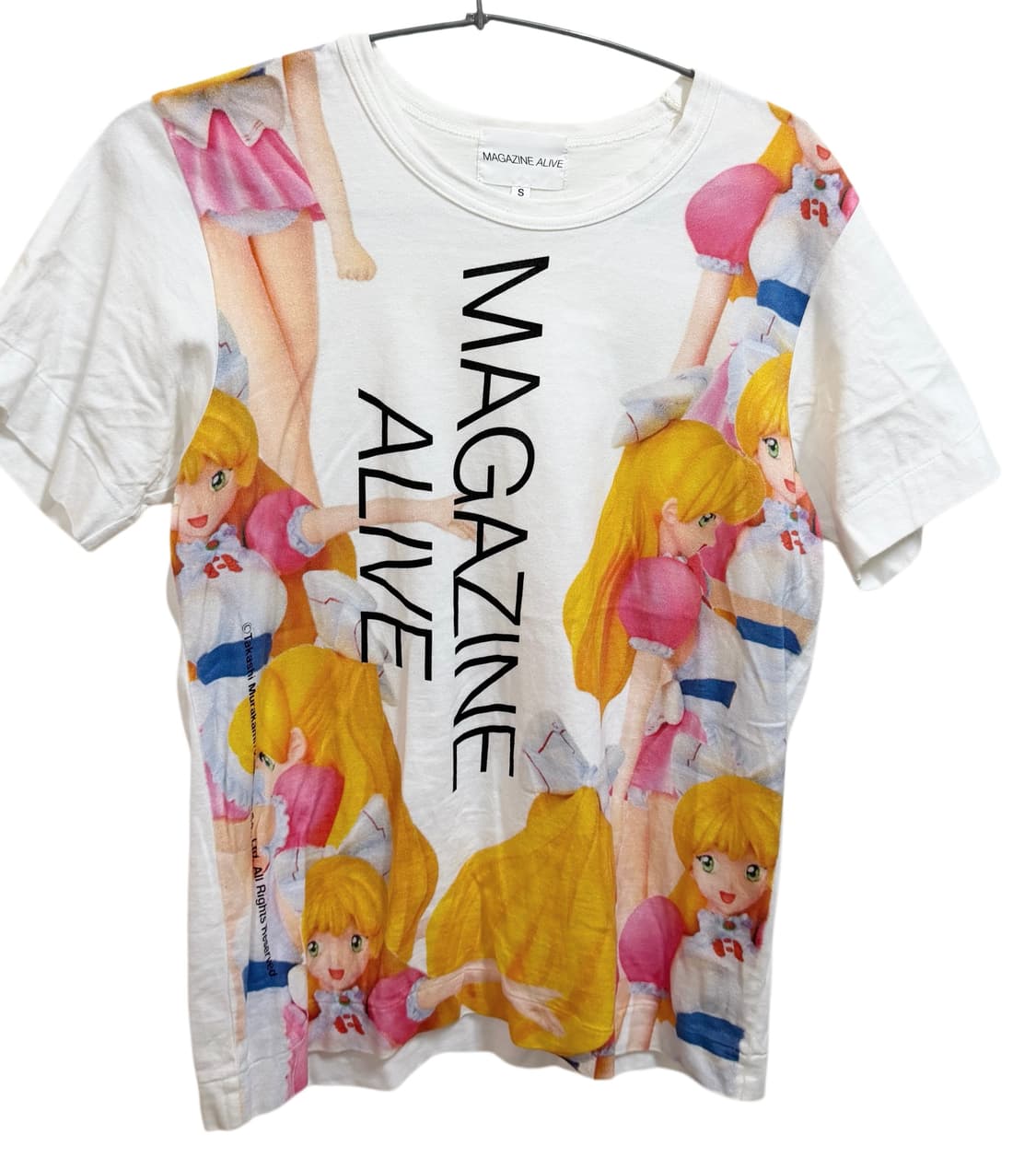 무라카미타카시 꼼데가르송 보그 콜라보 그래픽 티셔츠 상품이미지3