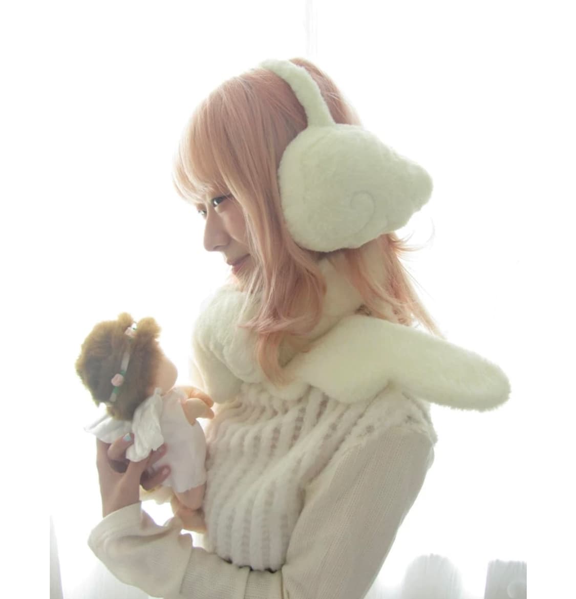 묘랑 angel&hug wing muffler 날개 머플러 상품이미지2