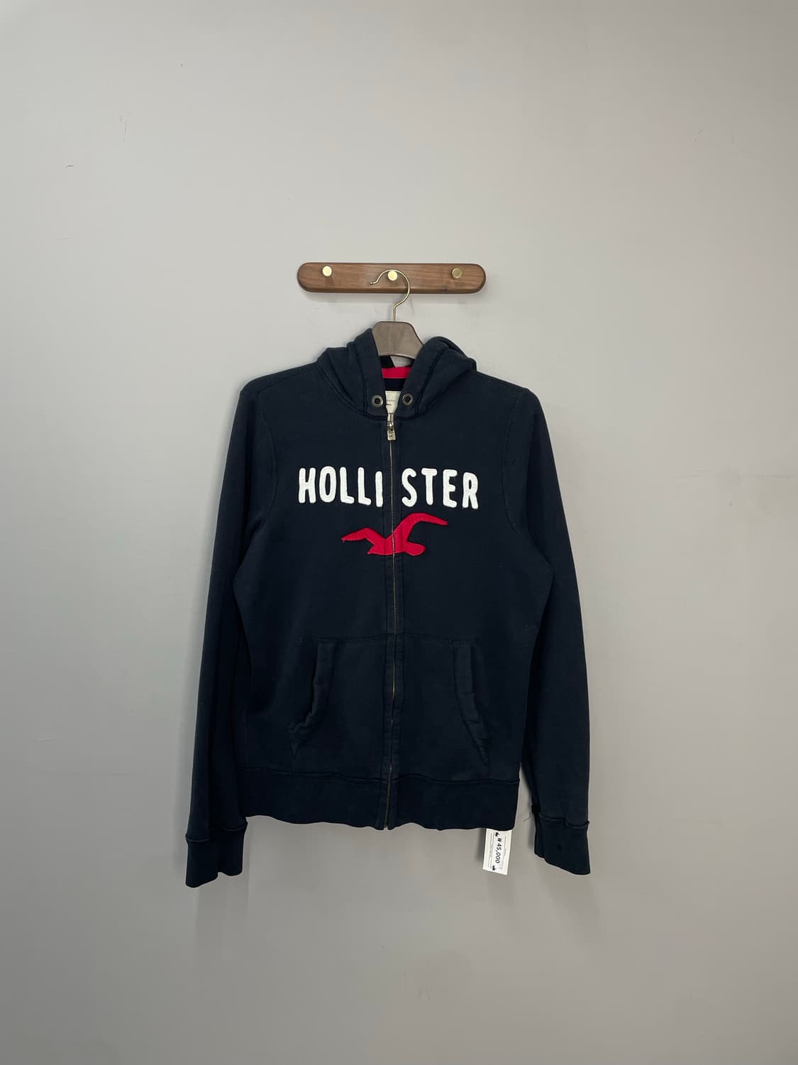 홀리스터 블랙 후드집업 H1847 상품이미지2