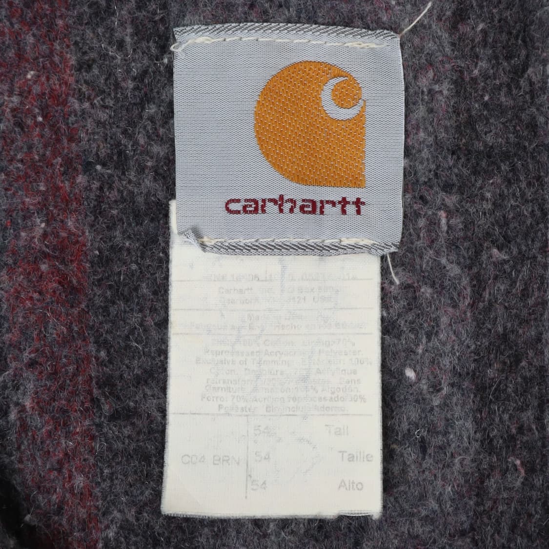 칼하트 C04 BRN 브라운 워크자켓 상품이미지8