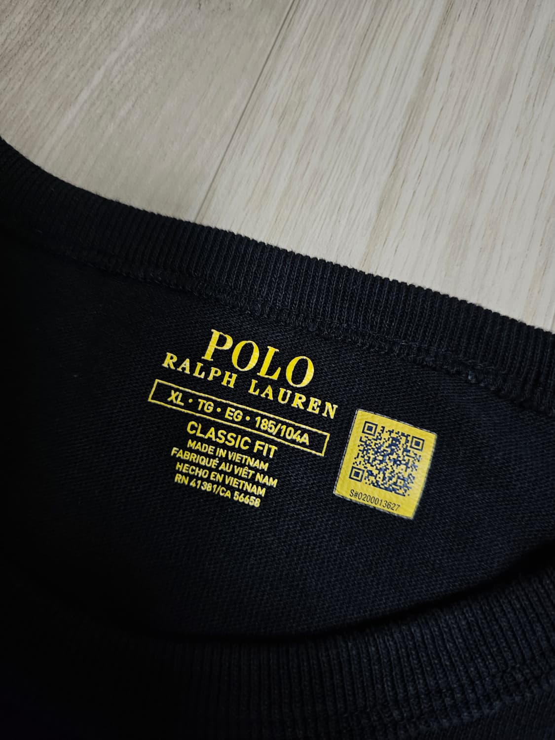 폴로 랄프로렌 검정 반팔 티셔츠 XL 상품이미지4