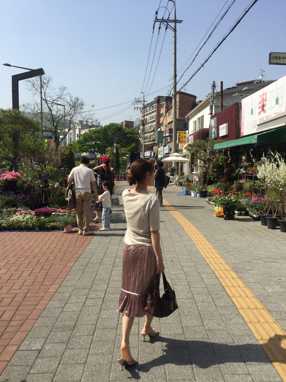 스팽글 연보라 스커트 상품이미지9