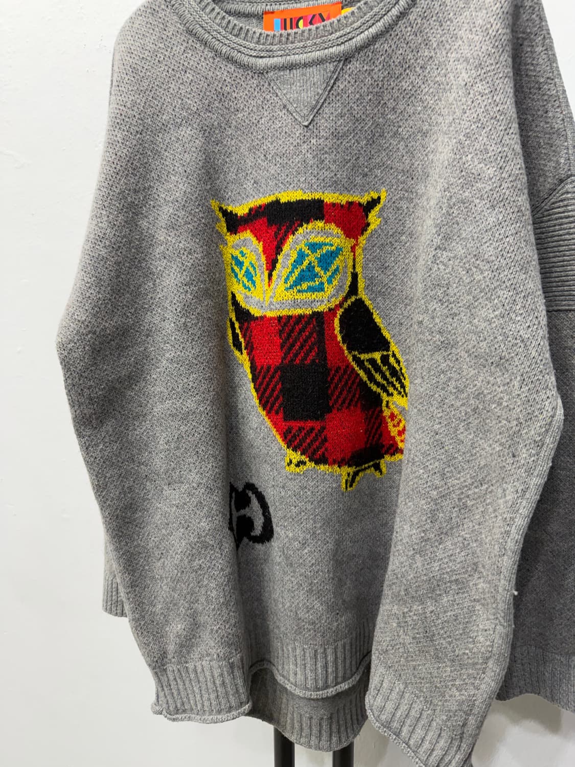 정품) 럭키슈에뜨 오버핏 니트 스웨터 F 상품이미지3