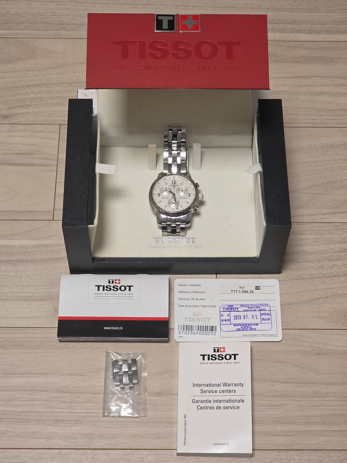 티쏘 (TISSOT) PRC200 메탈 T17.1.586.32 시계 (풀 상품이미지1