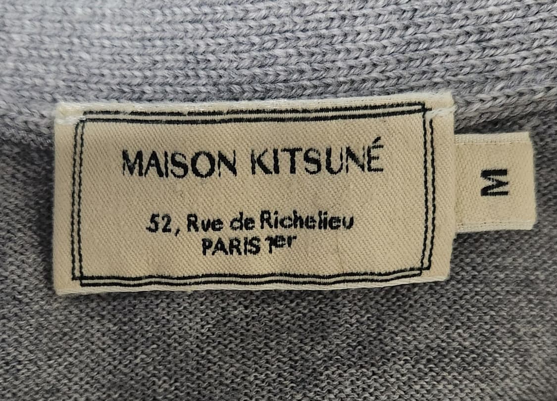 메종키츠네 폭스 자수 가디건  M 상품이미지4