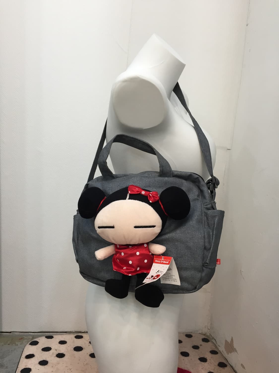 뿌까 입체 인형 가방 상품이미지6