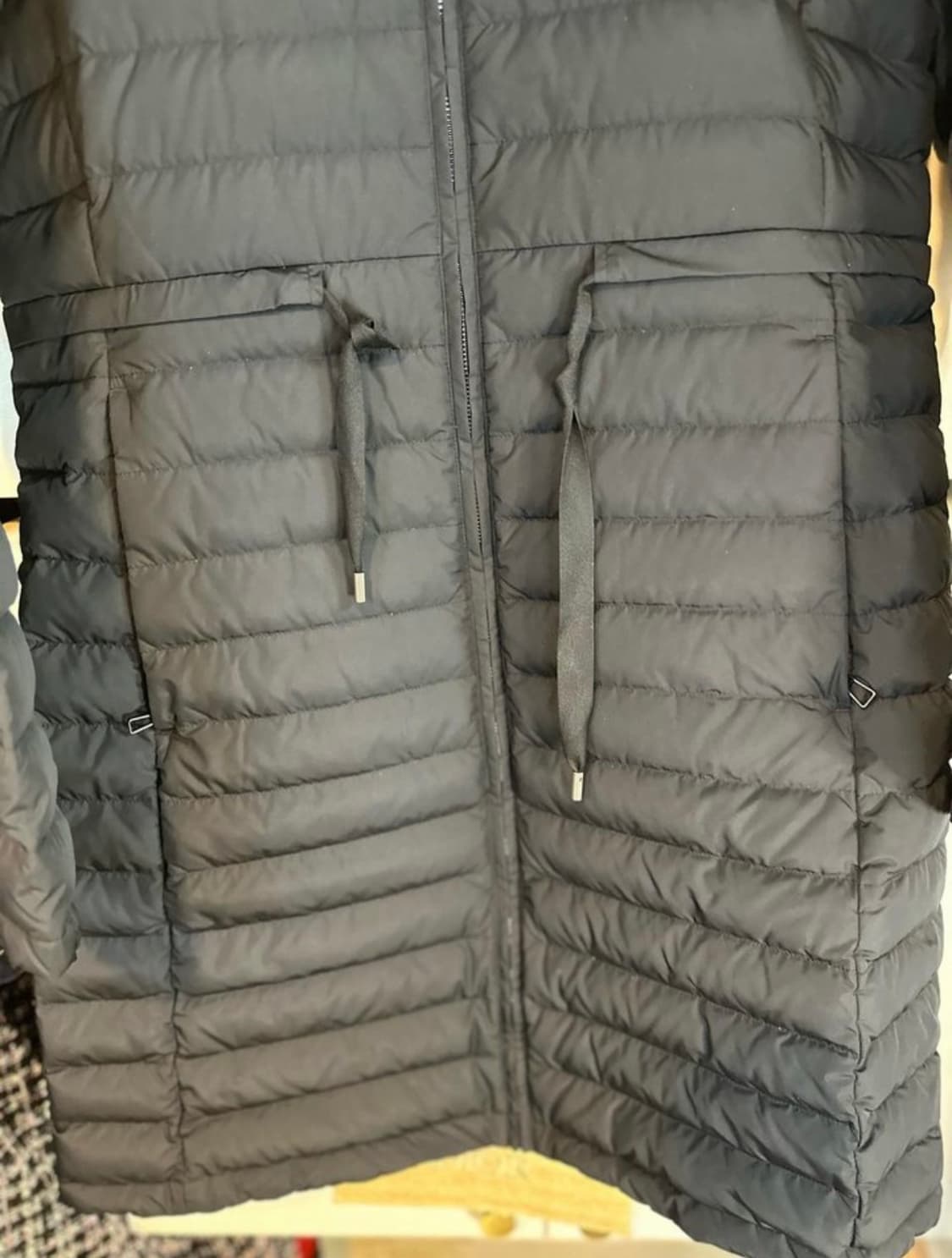 아이더 블랙 경량롱패딩 여성 상품이미지4