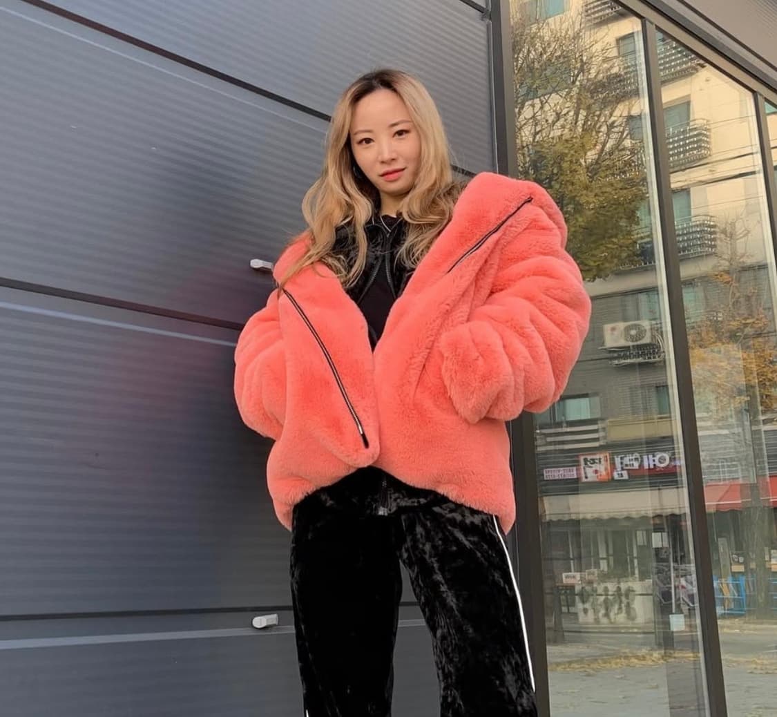 자체제작 코랄핑크 고퀄리티 퍼후드 (100-105) 상품이미지7