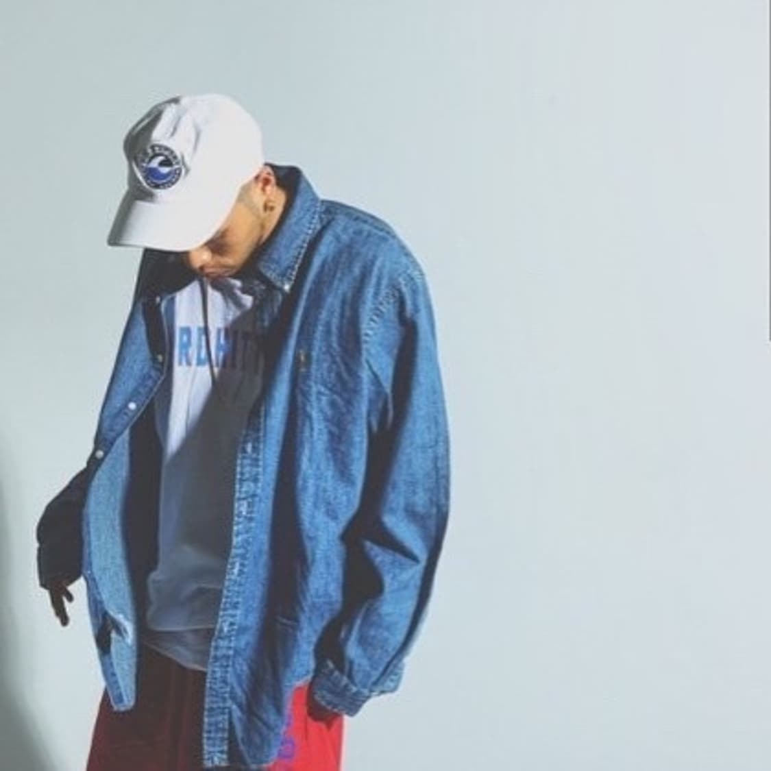 폴로 랄프로렌 90s 기본 블레이크 데님 셔츠 상품이미지2