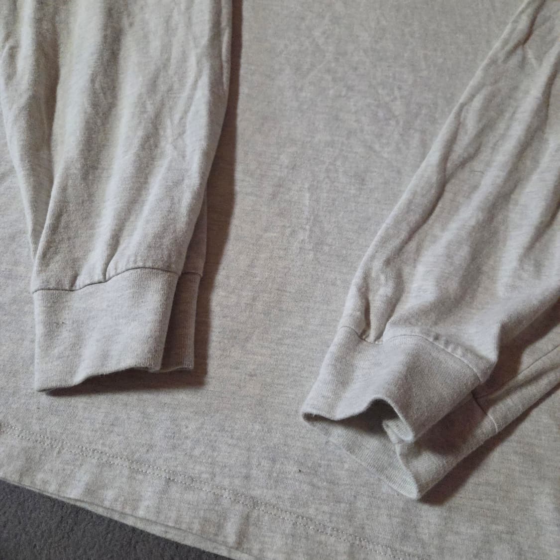 피어오브갓 에센셜 1977 오버 롱슬리브 긴팔 티셔츠 M 라이트오트밀 상품이미지6