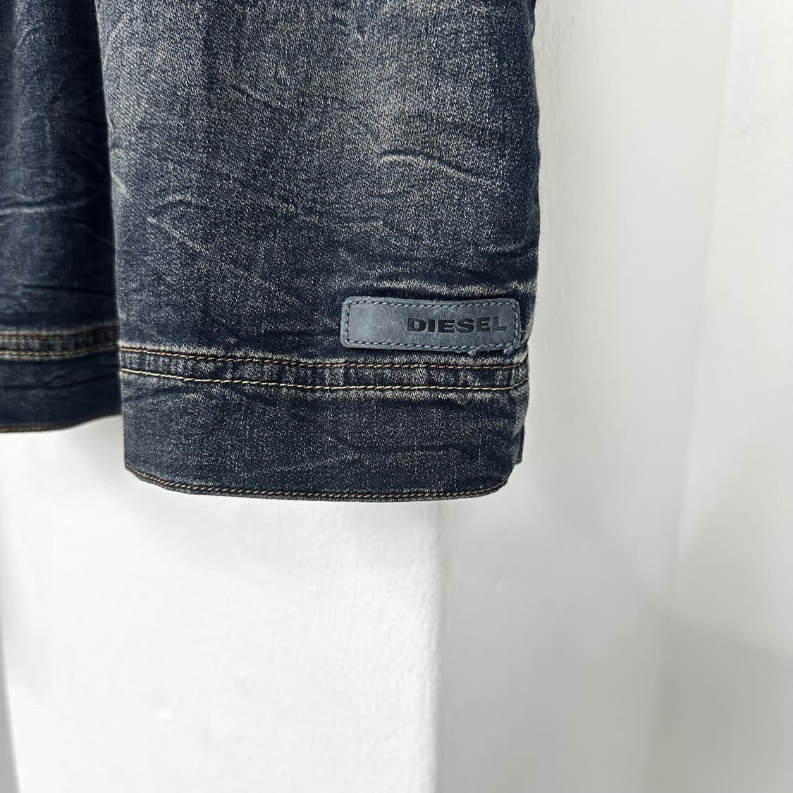 diesel denim crop hood jacket 상품이미지5