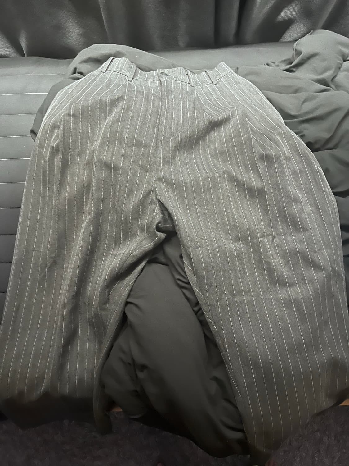 노운 와이드 테이퍼드 슬랙스 ( 1size ) 상품이미지3