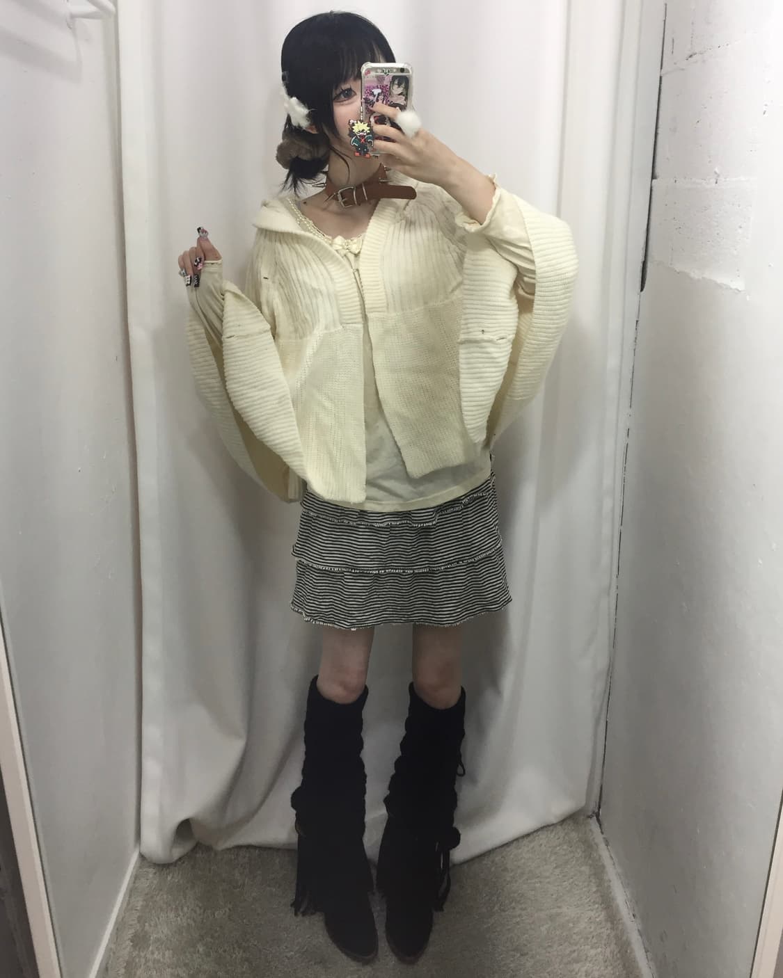 바닐라 小女 망토 가디건 세트 ✦   상품이미지2