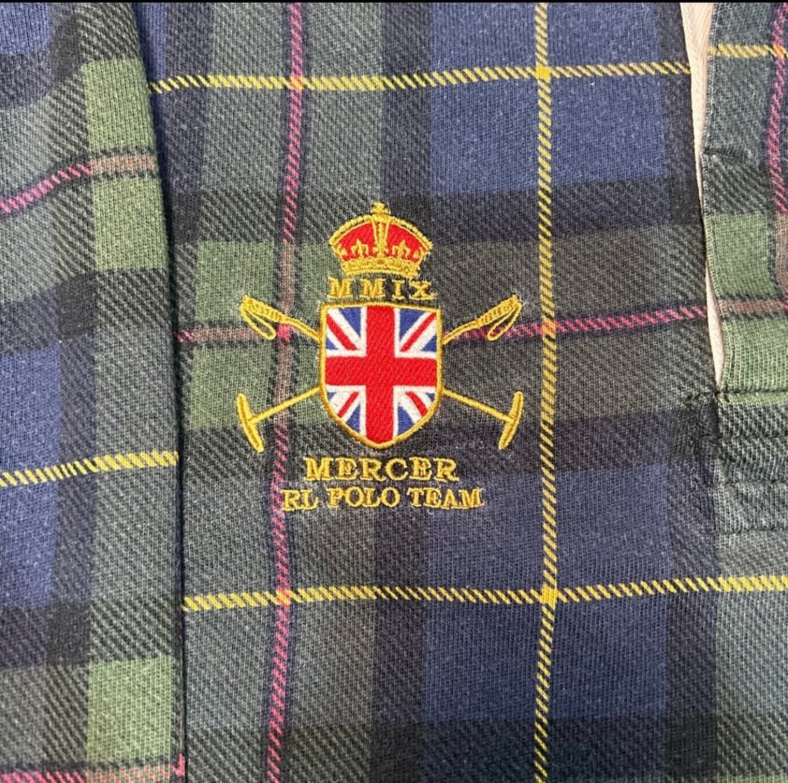 폴로 랄프 로렌 빅포니 블랙와치 럭비티 상품이미지3