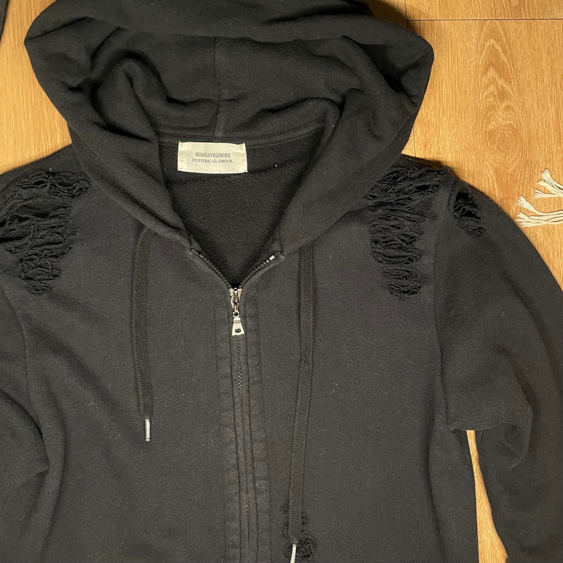 미하라야스히로X히스테릭글래머 데미지 후드집업 상품이미지7
