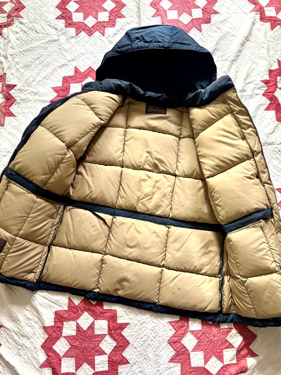 80's 에디바우어 카라코람 헤비 다운 파카 100 상품이미지5