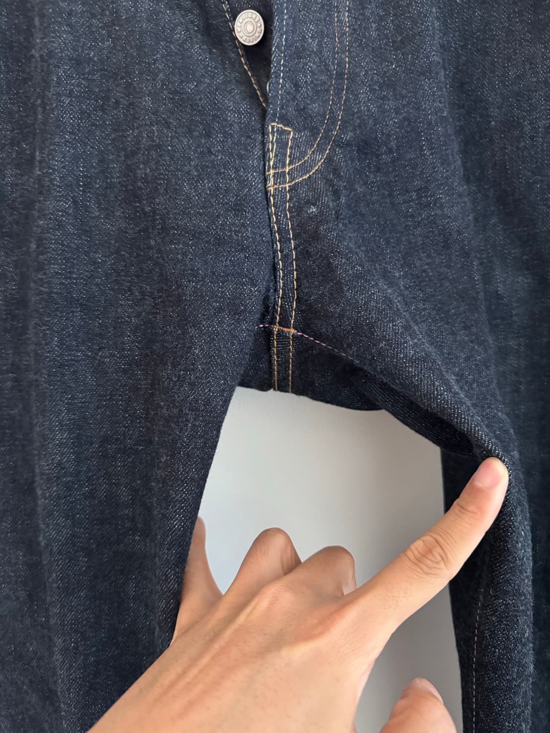 [32] 모모타로진 셀비지 데님팬츠 상품이미지4