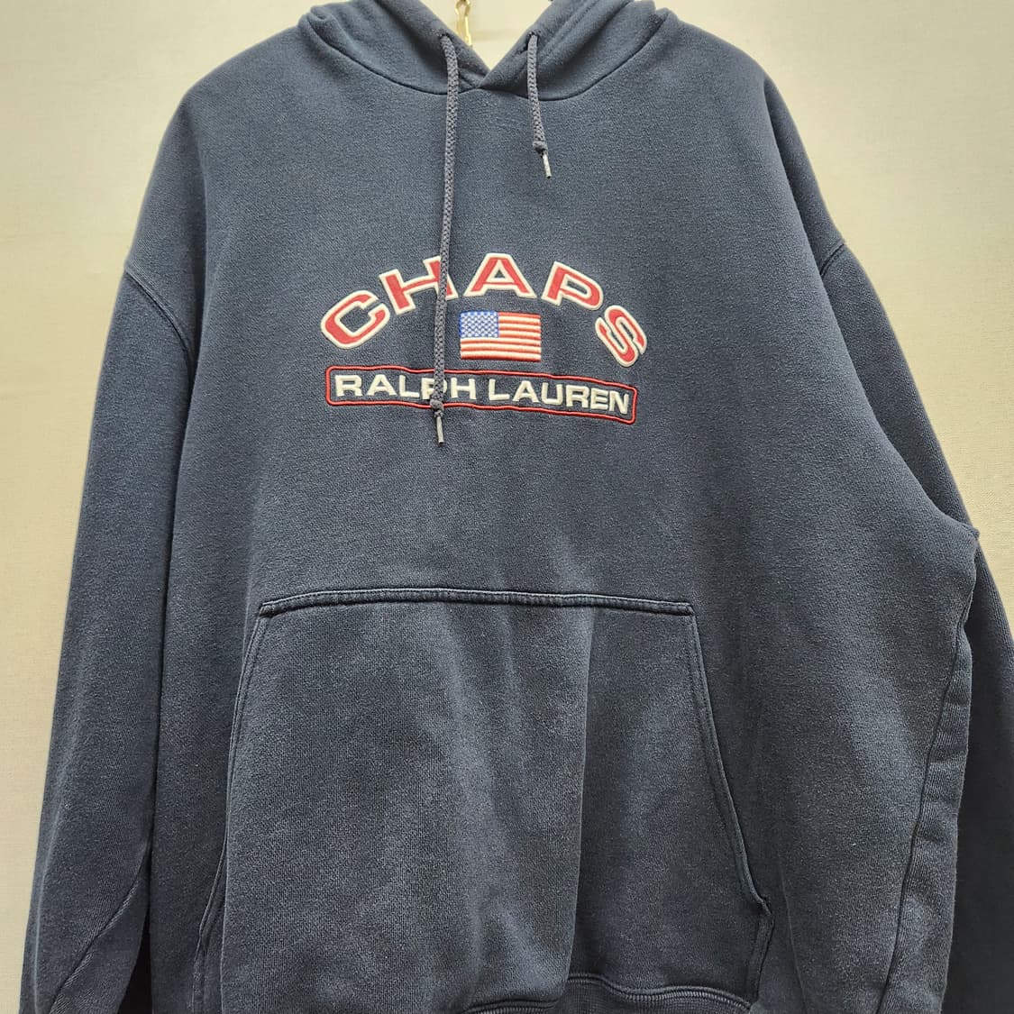 챕스 랄프로렌 성조기 빅로고 자수 후드티 L(2XL) 남여공용 상품이미지2