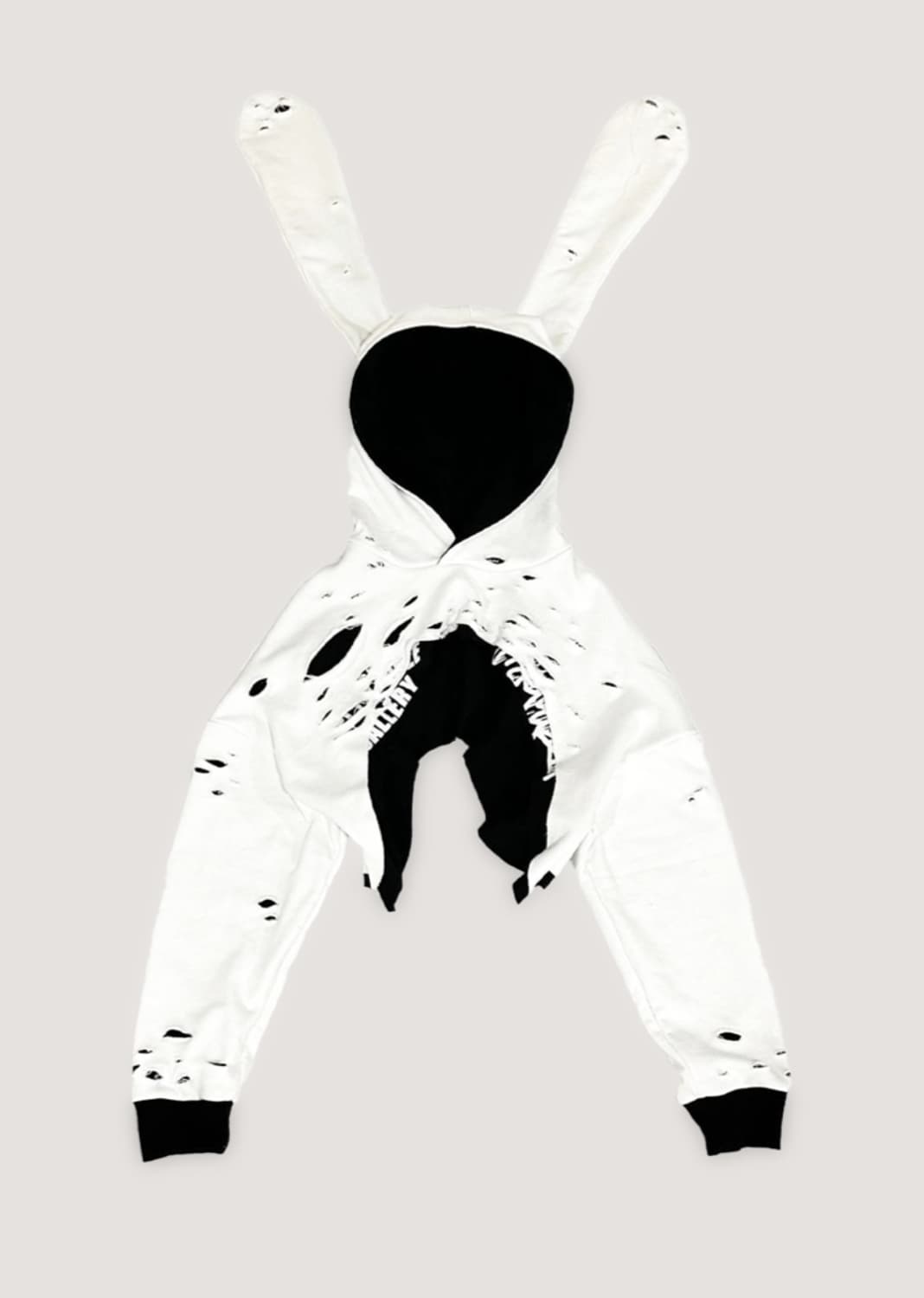 해피피플갤러리 커스텀 크롭 바니 후드 상품이미지2