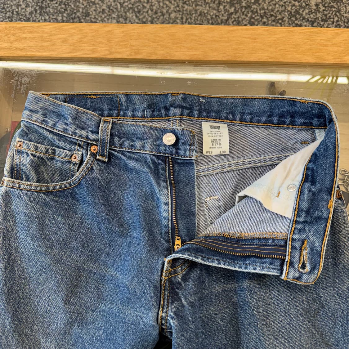 리바이스 517 러프 에이징 부츠컷 데님 (30)   상품이미지7