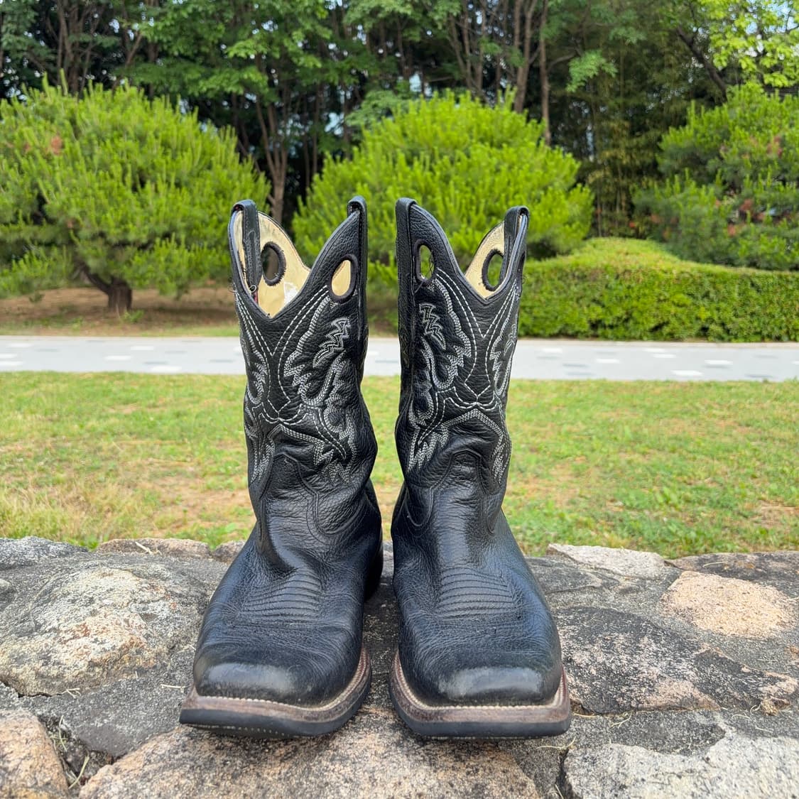 로스 알토스 부츠 Los Altos Boots 블랙 웨스턴 부츠 상품이미지2