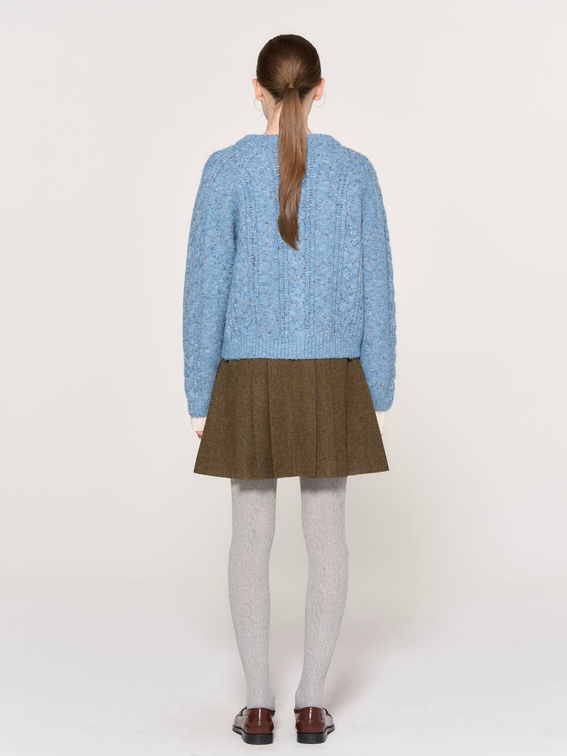 제너럴아이디어) 울 케이블 가디건 상품이미지8