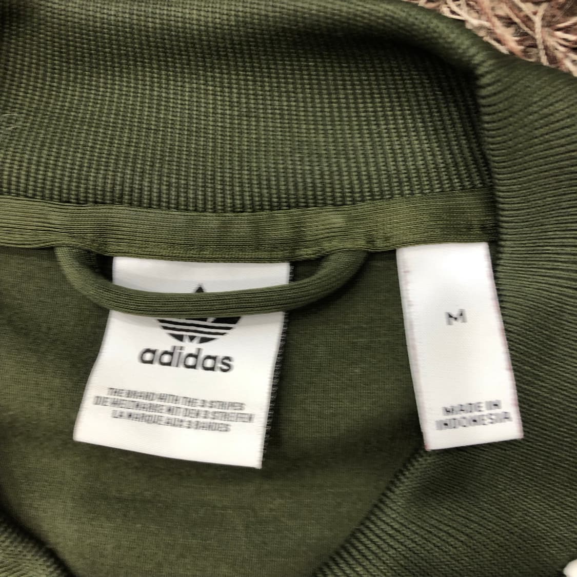 아디다스 슈퍼스타 카키 져지 트랙 자켓 상품이미지4